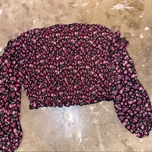 Wild Fable Long Sleeve Off Shoulder Stretch Too